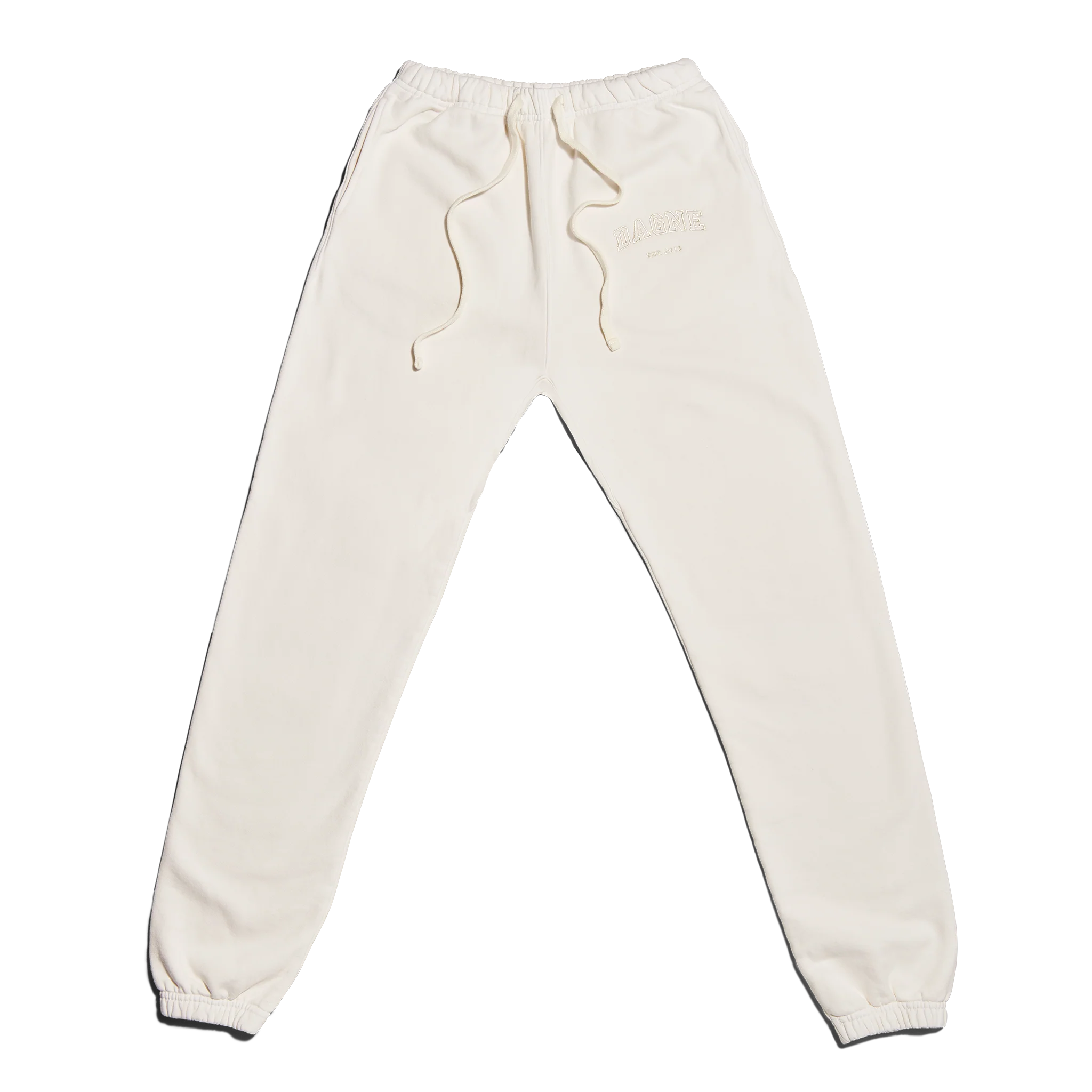 Varsity Logo Sweatpants in Moonbeam. 3X