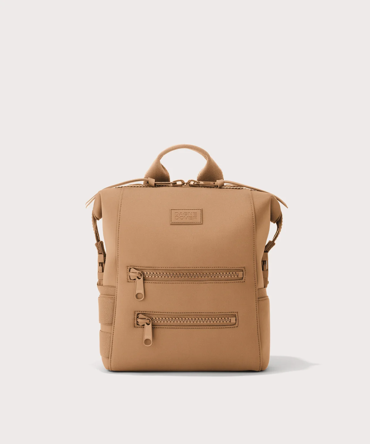 Indi Diaper Backpack in Camel. Small